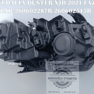YENI DUSTER XJD 2021 FAZ 2 SOL FAR 260602287R 260602515R