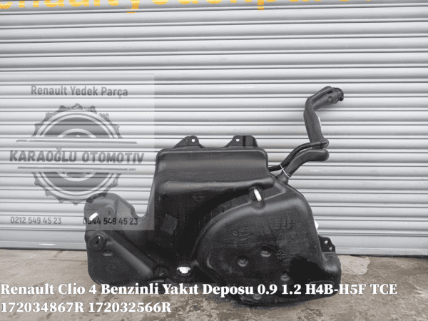 Renault Clio 4 Benzinli Yakıt Deposu 0.9 1.2 H4B-H5F TCE 172034867R 172032566R