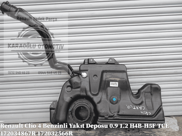 Renault Clio 4 Benzinli Yakıt Deposu 0.9 1.2 H4B-H5F TCE 172034867R 172032566R - Görsel 2