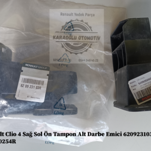 Clio IV Sağ Sol Ön Tampon Alt Darbe Emici 620923103R 620920254R