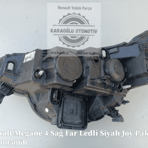 Megane IV Sağ Far Ledli Siyah Joy Paket 260100506R