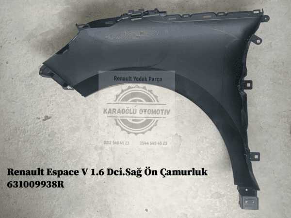 Espace 5 1.6 Dci.Sağ Ön Çamurluk 631009938R - Görsel 2