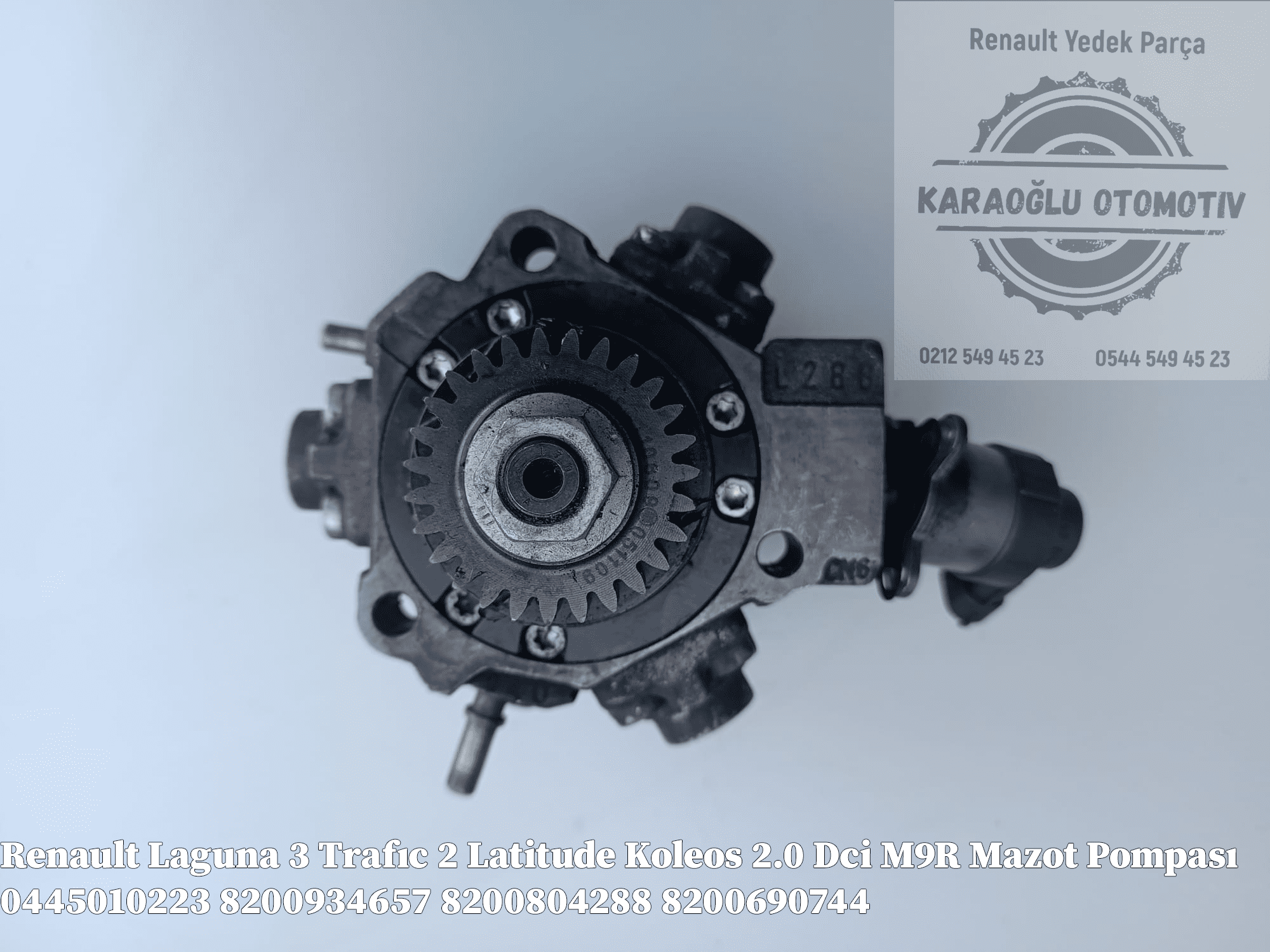 Laguna III Trafıc II Latitude Koleos 2.0 Dci M9R Mazot Pompası 0445010223 8200934657 8200804288 8200690744 - Görsel 2