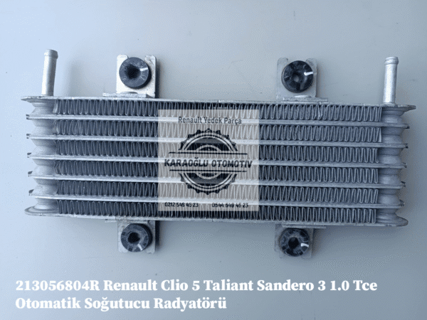 Clio 5 Taliant Sandero 3 1.0 Tce Otomatik Soğutucu Radyatörü 213056804R