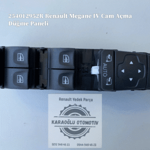 254012952R Renault Megane IV Cam Açma Düğme Paneli