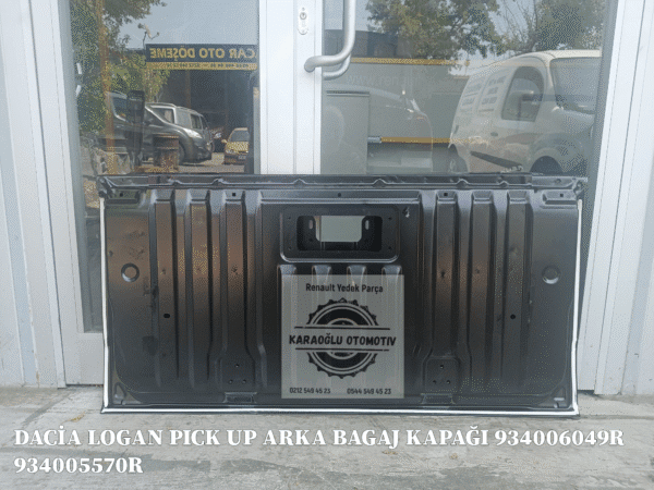 Dacia Logan Pick Up Arka Bagaj Kapağı 934006049R 934005570R - Görsel 2