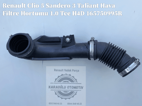 Clio V Sandero III Taliant Hava Filtre Hortumu 1.0 Tce H4D 165750995R - Görsel 2