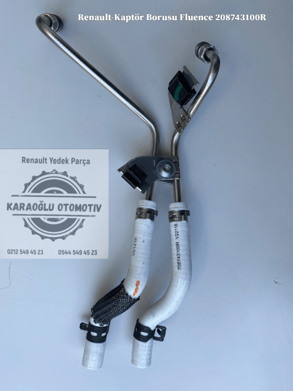 208743100R Renault Kaptör Borusu Fluence