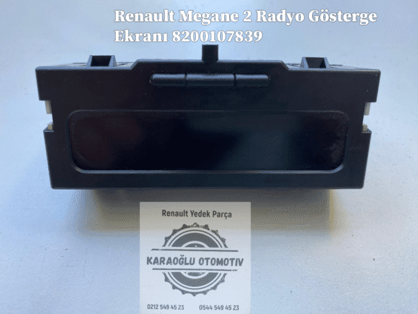 8200107839 Renault Megane 2 Radyo Gösterge Ekranı
