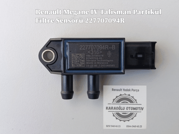 227707094R Renault Megane 4 Talisman Partikül Filtre Sensörü