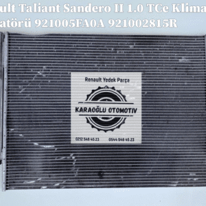 Renault Taliant Sandero II 1.0 TCe Klima Radyatörü 921002815R 921005FA0A