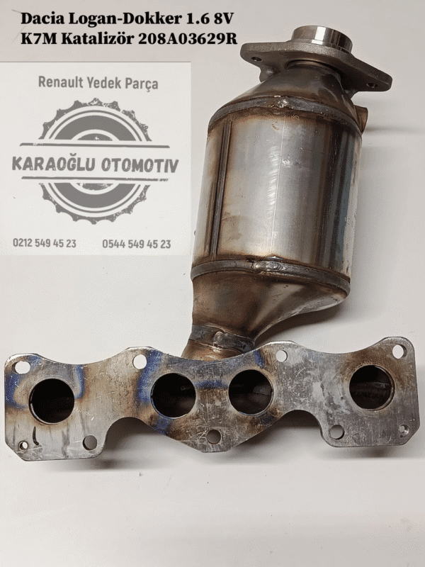 208A03629R Dacia Logan Dokker 1.6 8V K7M Katalizör