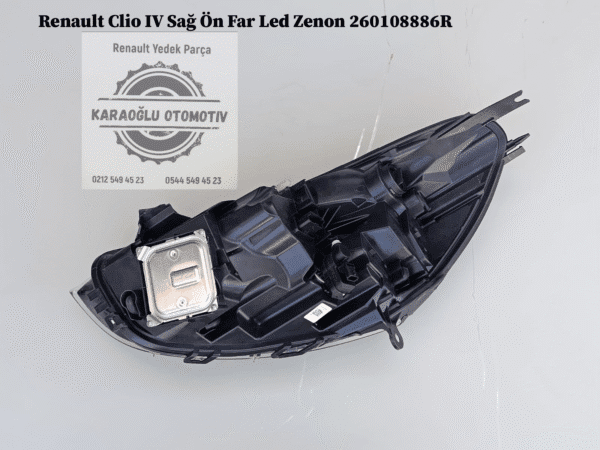260108886R Renault Clio 4 Sağ Ön Far Led Zenon - Görsel 2