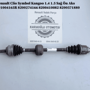 391004165R 8200274166 8200410082 8200571880 Renault Clio Symbol Kangoo 1.4 1.5 Sağ Ön Aks