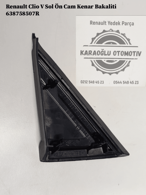 638758507R Renault Clio 5 Sol Ön Cam Kenar Bakaliti - Görsel 2