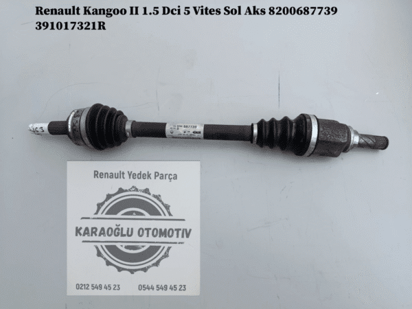 8200687739 391017321R Renault Kangoo 2 1.5 Dci 5 Vites Sol Aks