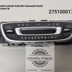275100017R Renault Latitude Kalorifer Kumanda Paneli