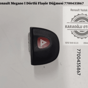 7700435867 Renault Megane 1 Dörtlü Flaşör Düğmesi