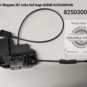825030002R Renault Megane 3 Arka Sol Kapı Kilidi