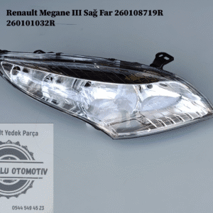 260108719R 260101032R Renault Megane 3 Sağ Far