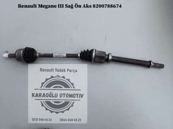 8200788674 Renault Megane 3 1.5 Dci Sağ Ön Aks