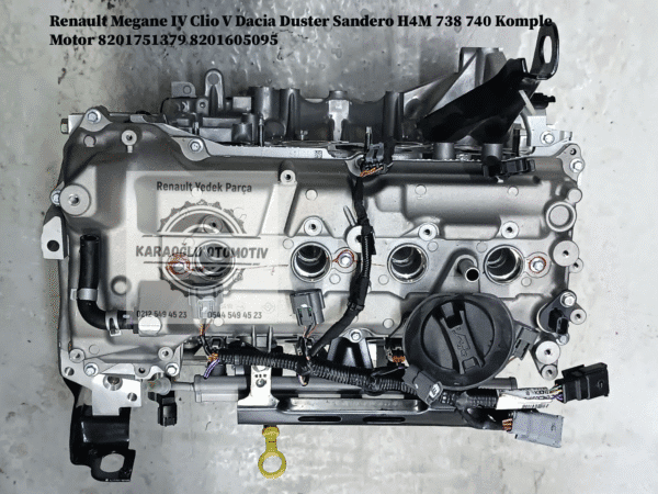 8201751379 8201605095 Renault Megane 4 Clio 5 Dacia Duster Sandero H4M 738 740 Komple Motor - Görsel 3