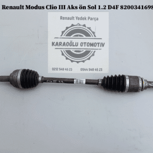 8200341698 Renault Modus Clio 3 Aks ön Sol 1.2 D4F