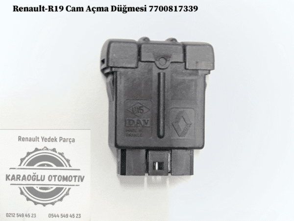 7700817339 Renault R19 Cam Açma Düğmesi - Görsel 3