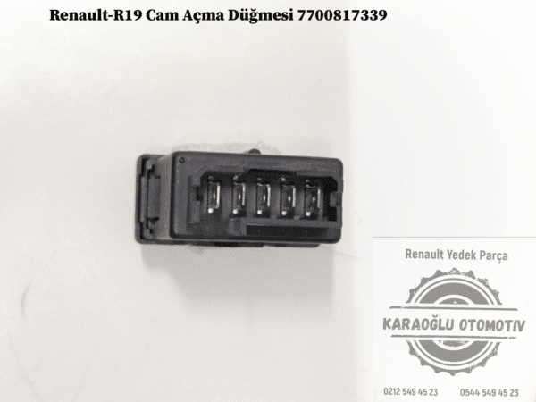 7700817339 Renault R19 Cam Açma Düğmesi - Görsel 2