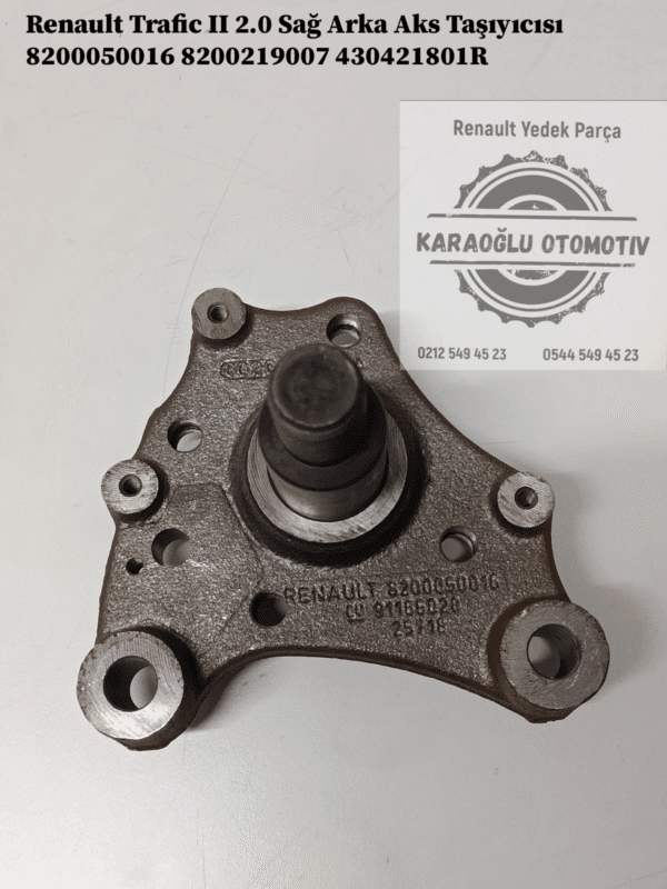 8200050016 430421801R 8200219007  Renault Trafic 2 2.0 Sağ Arka Aks Taşıyıcısı - Görsel 2