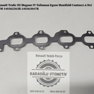 140362263R 140363047R Renault Trafic 3 Megane 4 Talisman Egzos Manifold Contası1.6 Dci R9M