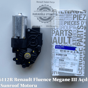 Renault Fluence Megane III Açılır Tavan Sunroof Motoru 912956112R