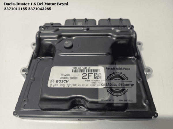 237101118S 237104328S Dacia Duster 1.5 Dci Motor Beyni - Görsel 2