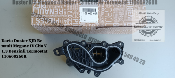 110600260R Renault Megane 4 Clio 5 Dacia Duster XJD 1.3 Benzinli Termostat - Görsel 2