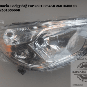 260109545R 260103087R 260105000R Dacia Lodgy Sağ Far