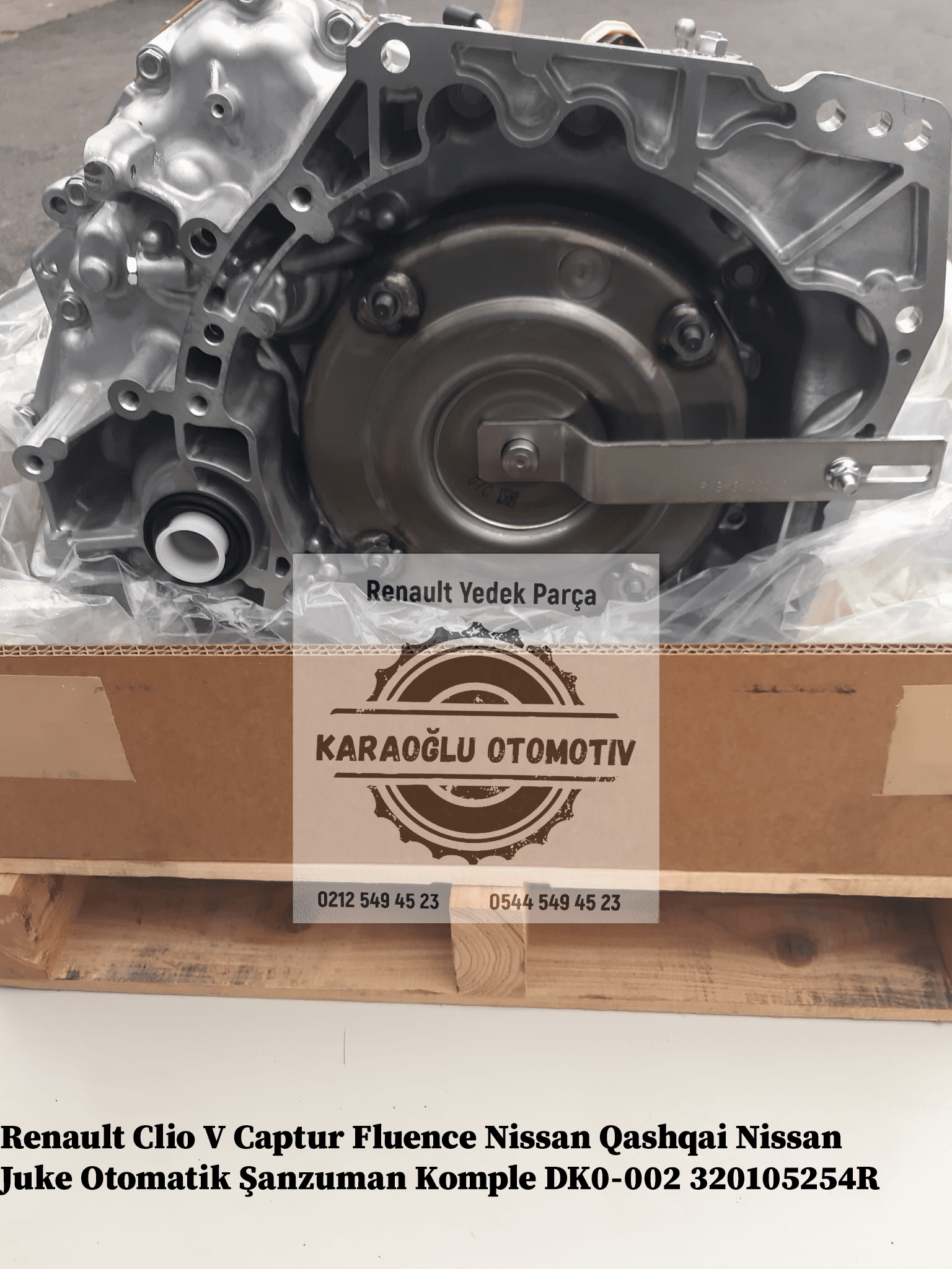DK0-002 320105254R Renault Clio V Captur Fluence Nissan Qashqai Nissan Juke Otomatik Şanzuman Komple - Görsel 3