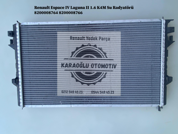 8200008764 8200008766 Renault Laguna 2 Espace 4 1.6 K4M Su Radyatörü - Görsel 2