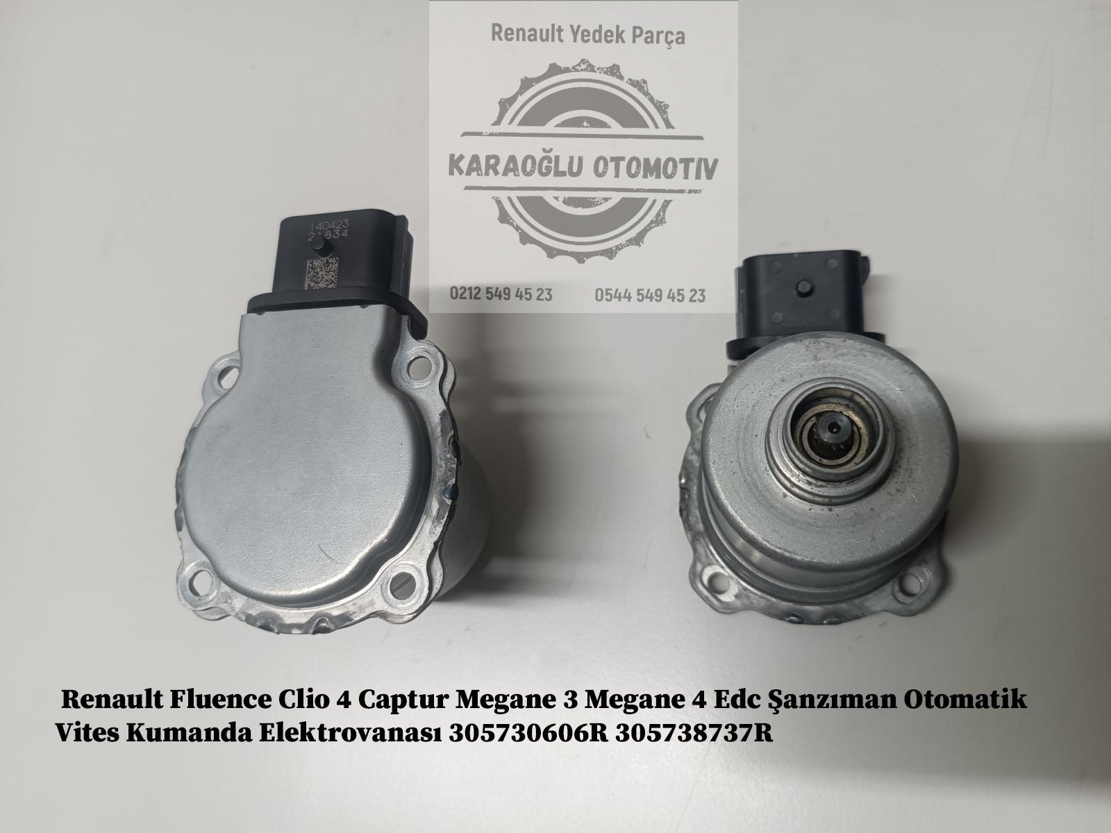 305730606R 305738737R Renault Fluence Clio 4 Captur Megane 3 Megane 4 Edc Şanzıman Otomatik Vites Kumanda Elektrovanası