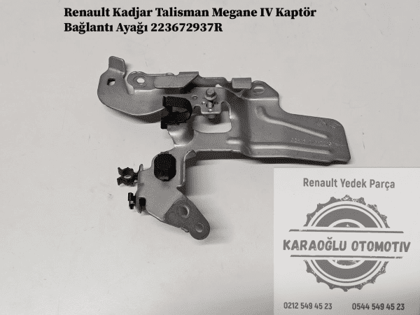 223672937R Renault Kadjar Talisman Megane 4 Kaptör Bağlantı Ayağı - Görsel 2