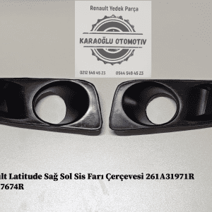 Latitude Sağ Sol Sis Farı Çerçevesi 261A31971R 261A27674R