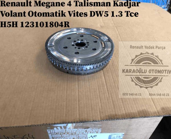 123101804R Renault Megane 4 Talisman Kadjar Volant Otomatik Vites DW5 1.3 Tce H5H
