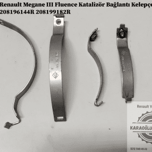 208196144R 208199182R Renault Megane 3 Fluence Katalizör Bağlantı Kelepçesi