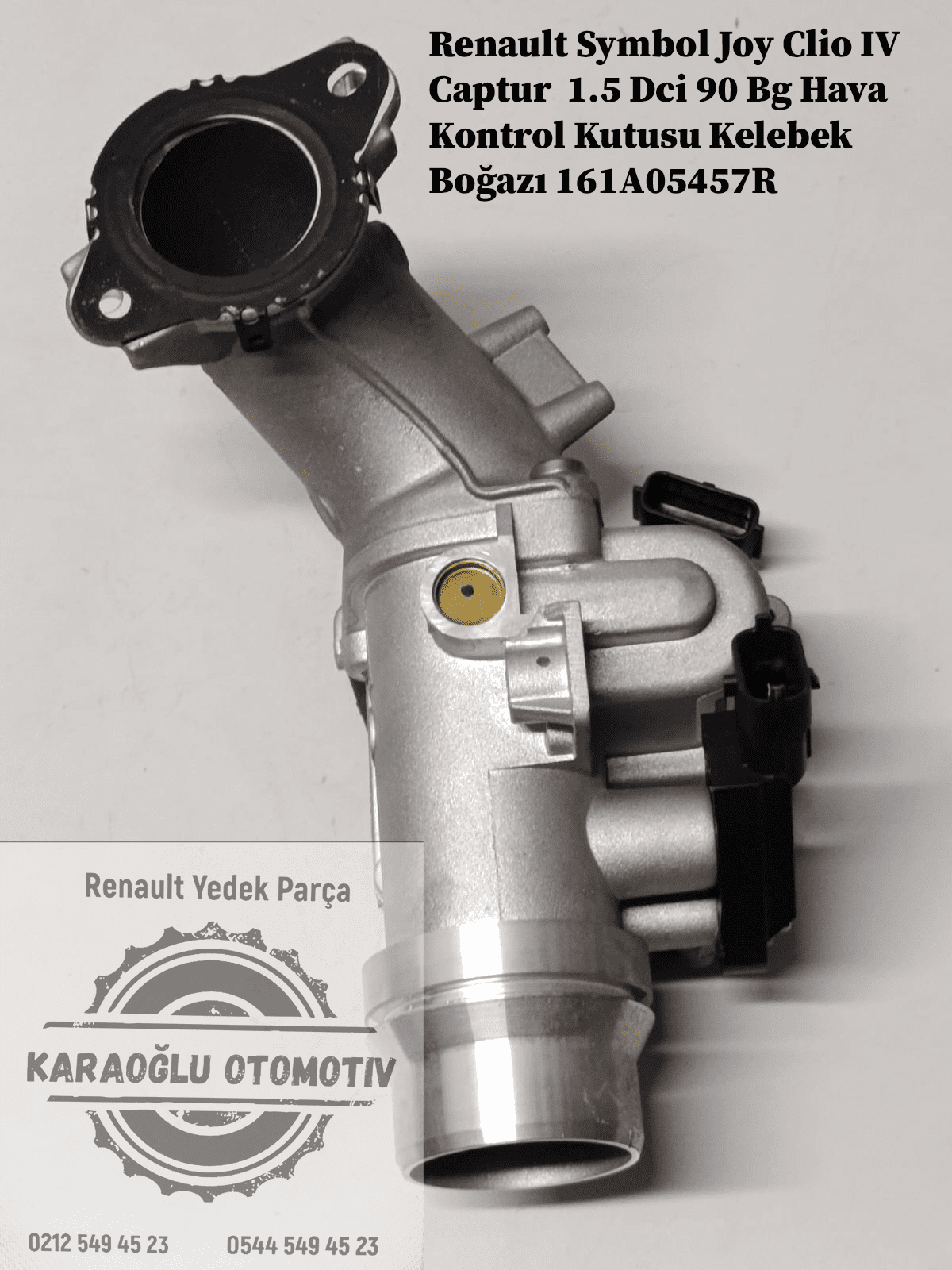 161A05457R Renault Symbol Joy Clio 4 Captur 1.5 Dci 90 Bg Hava Kontrol Kutusu Kelebek Boğazı - Görsel 3