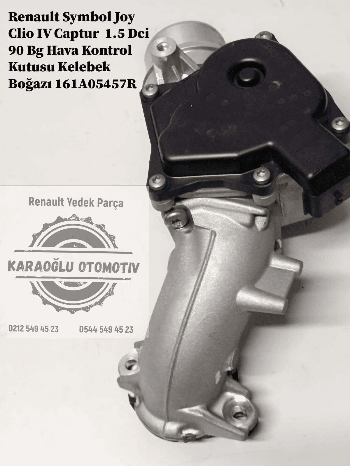 161A05457R Renault Symbol Joy Clio 4 Captur 1.5 Dci 90 Bg Hava Kontrol Kutusu Kelebek Boğazı - Görsel 2