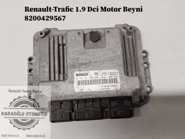 8200429567 Renault Trafic 1.9 Dci Motor Beyni - Görsel 2