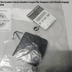 511808136R Renault Clio Symbol Joy Dacia Sandero Logan Ön Tampon Çeki Demir Kapağı