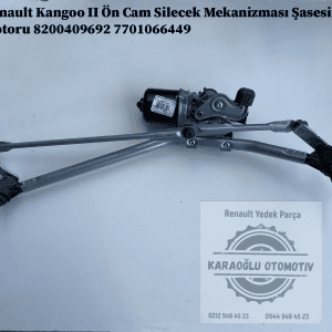 8200409692 7701066449 Renault Kangoo 2 Ön Cam Silecek Mekanizması Şasesi Ve Motoru