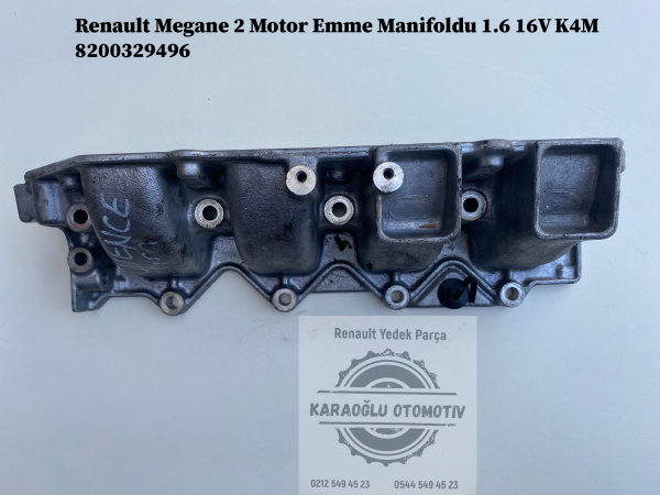 8200329496 Renault Megane 2 Motor Emme Manifoldu 1.6 16V K4M - Görsel 2