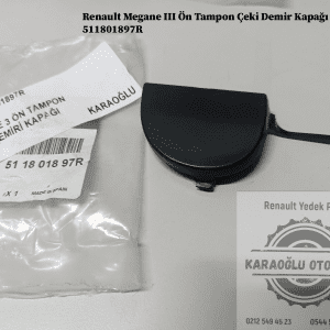 511801897R Renault Megane 3 Ön Tampon Çeki Demir Kapağı