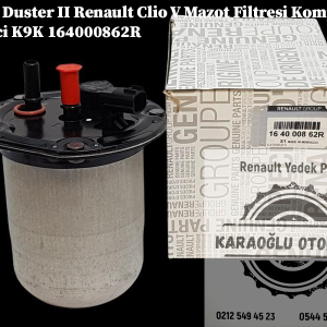 164000862R Dacia Duster II Renault Clio V Mazot Filtresi Komple 1.5 Dci K9K